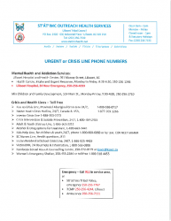 SOHS Urgent or Crisis line phone numbers_07_2019